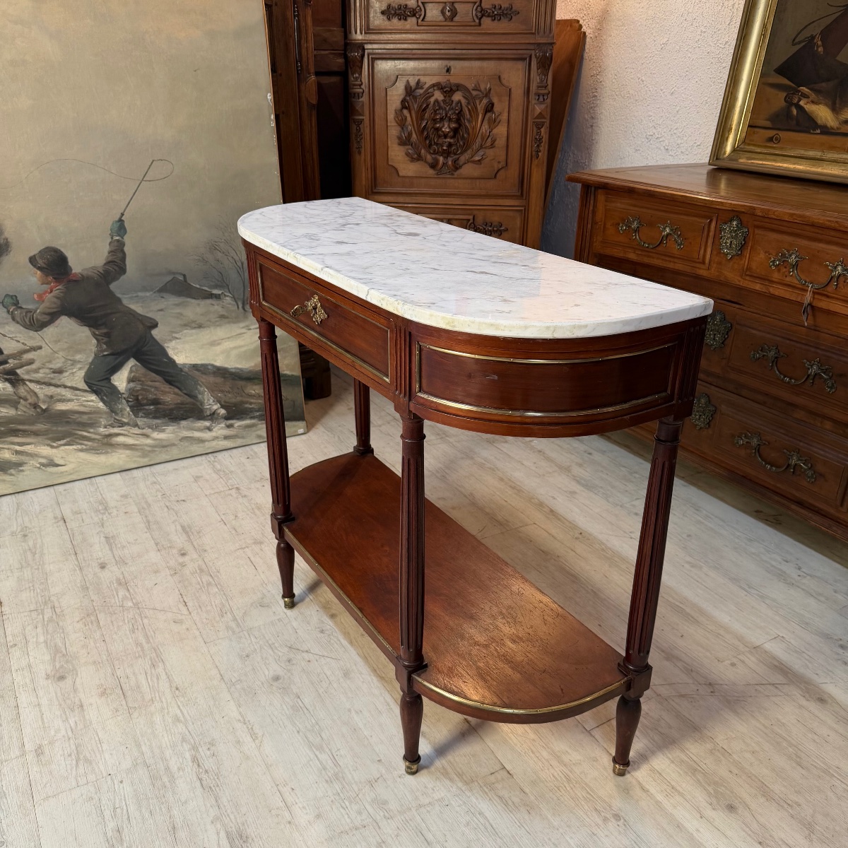Console de style Louis  XVI-photo-4