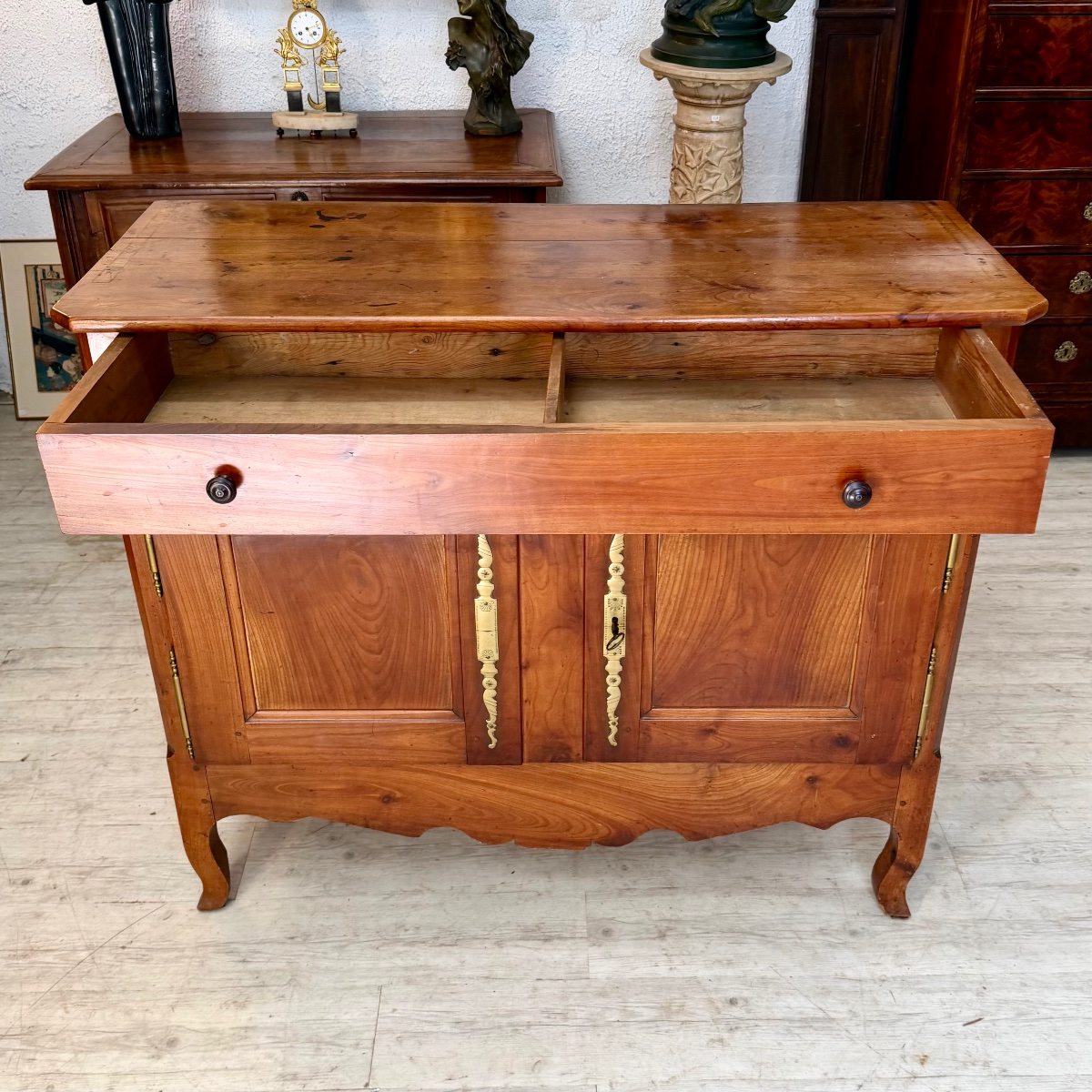 Poitou Sideboard Made Of Cherry Wood-photo-3