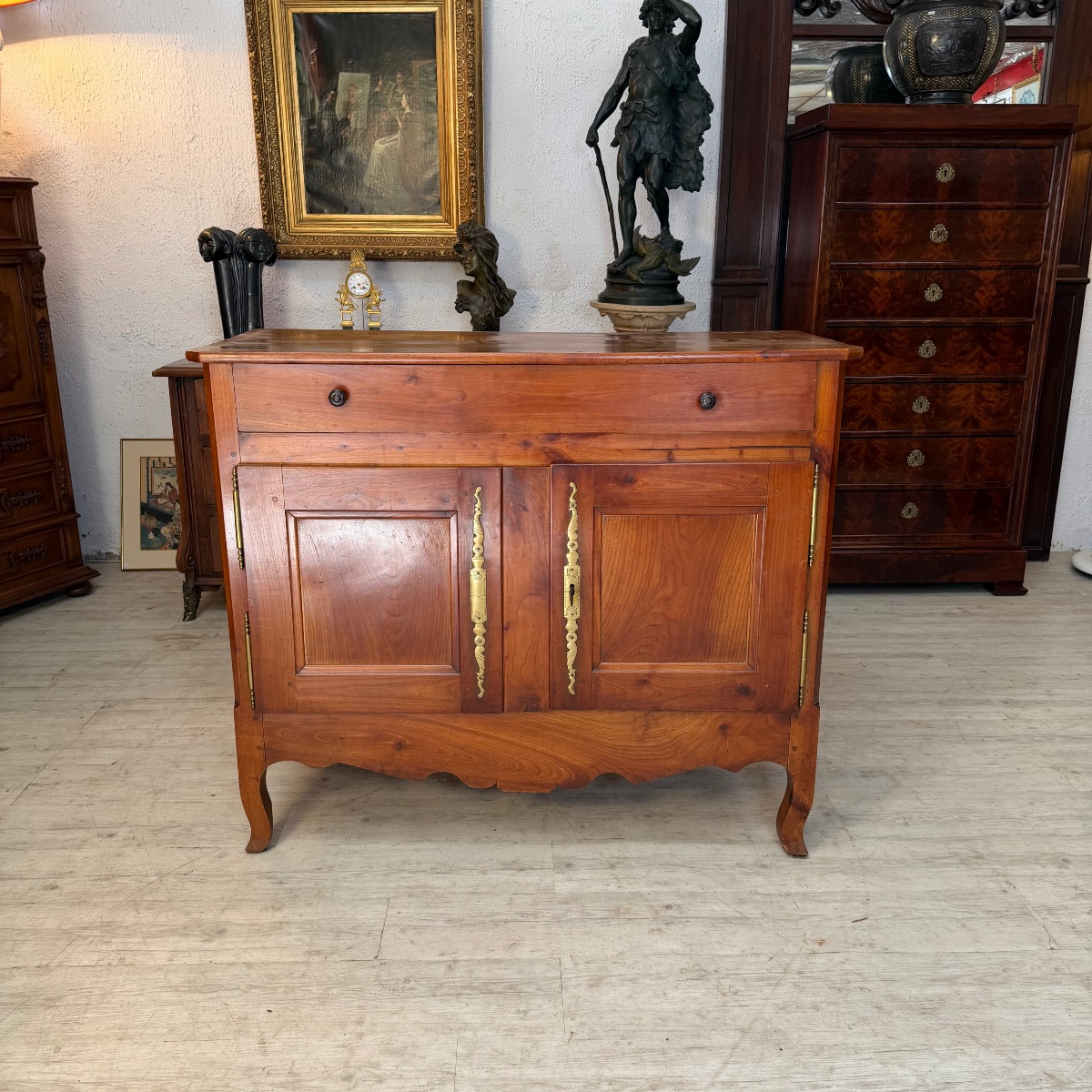 Poitou Sideboard Made Of Cherry Wood-photo-2