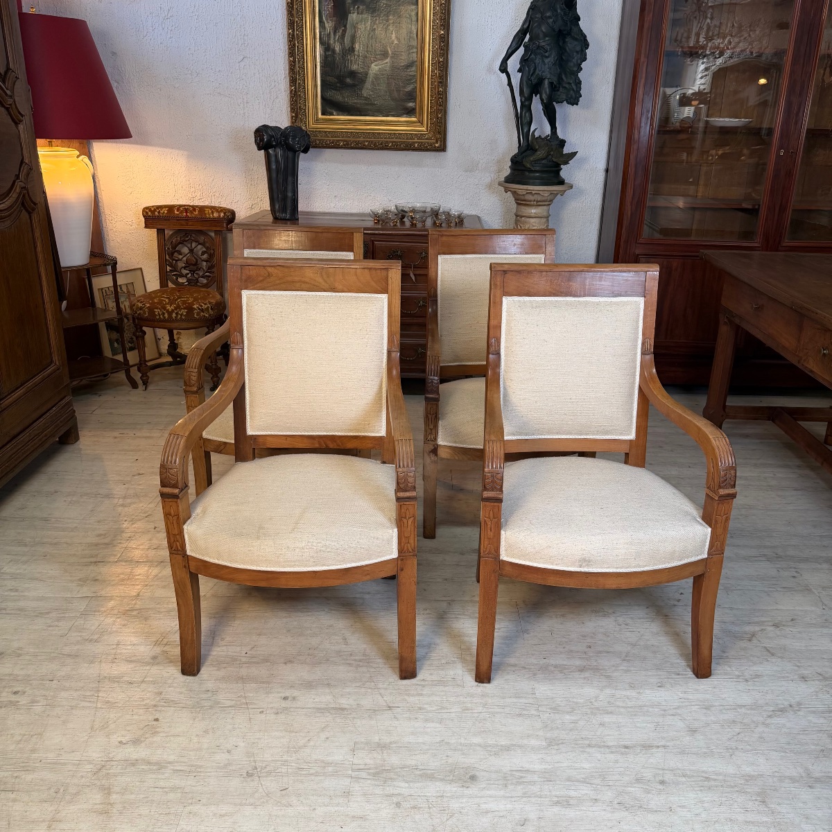 4 fauteuils restauration 