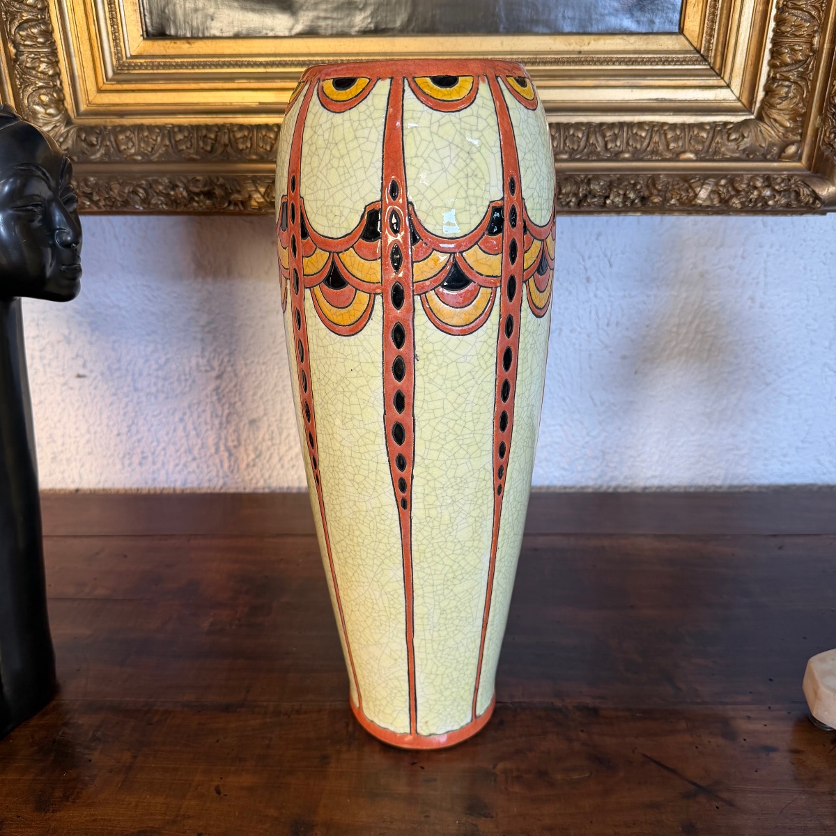 Art Deco Vase By Charles Catteau-photo-3