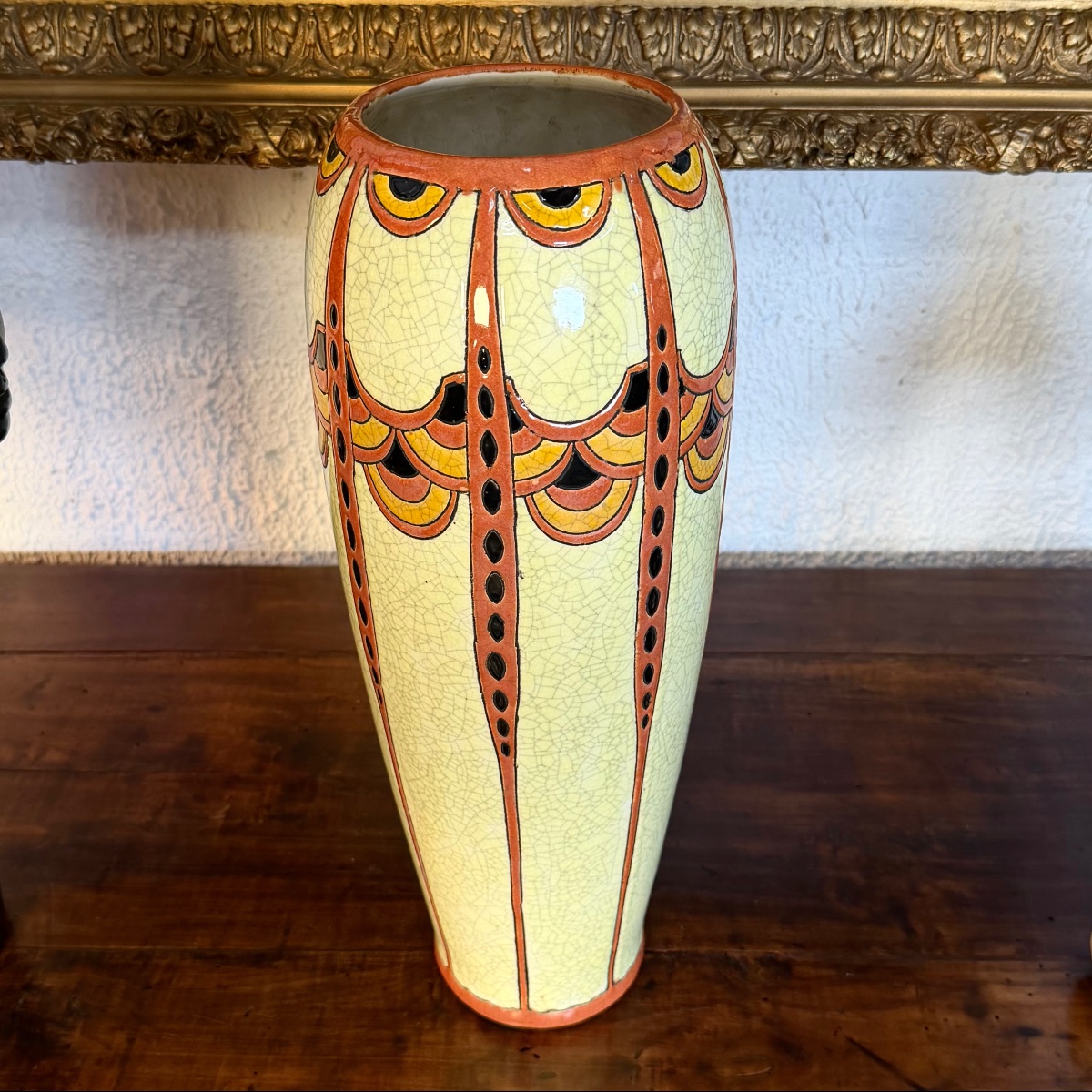 Art Deco Vase By Charles Catteau-photo-2