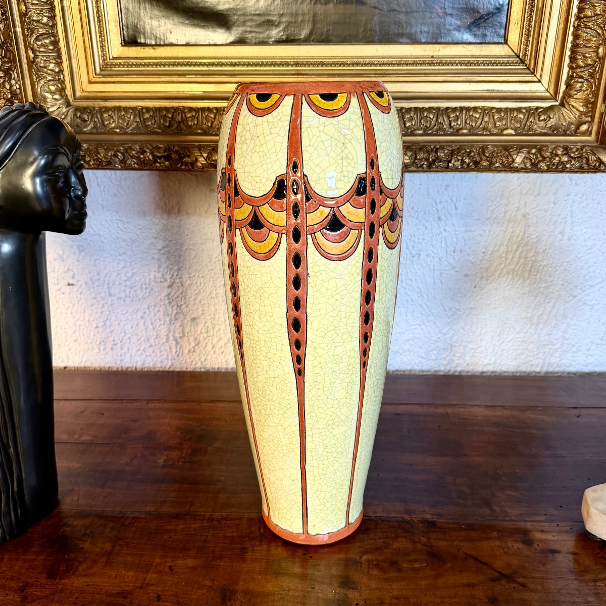 Art Deco Vase By Charles Catteau-photo-3