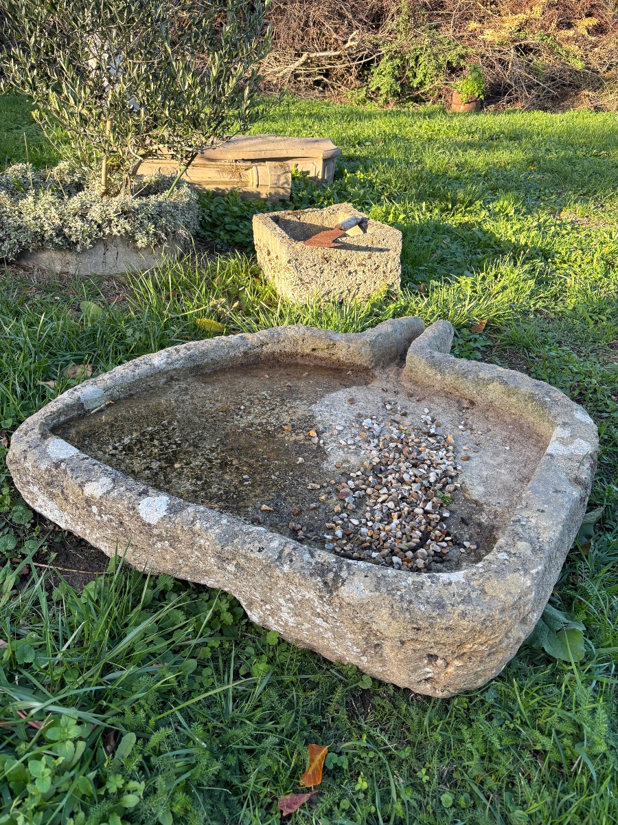 Stone Fountain/pond With An Overflow-photo-3