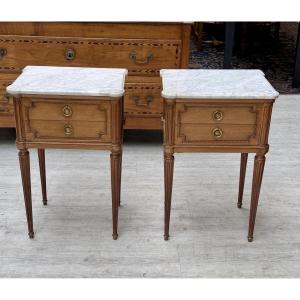 Paire de chevets  Louis XVI