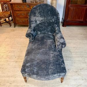 Napoleon III-era Chaise Longue
