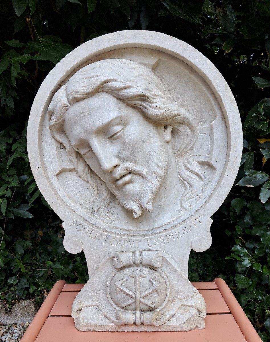 Marble Christ, Italian School Of The 19th Century