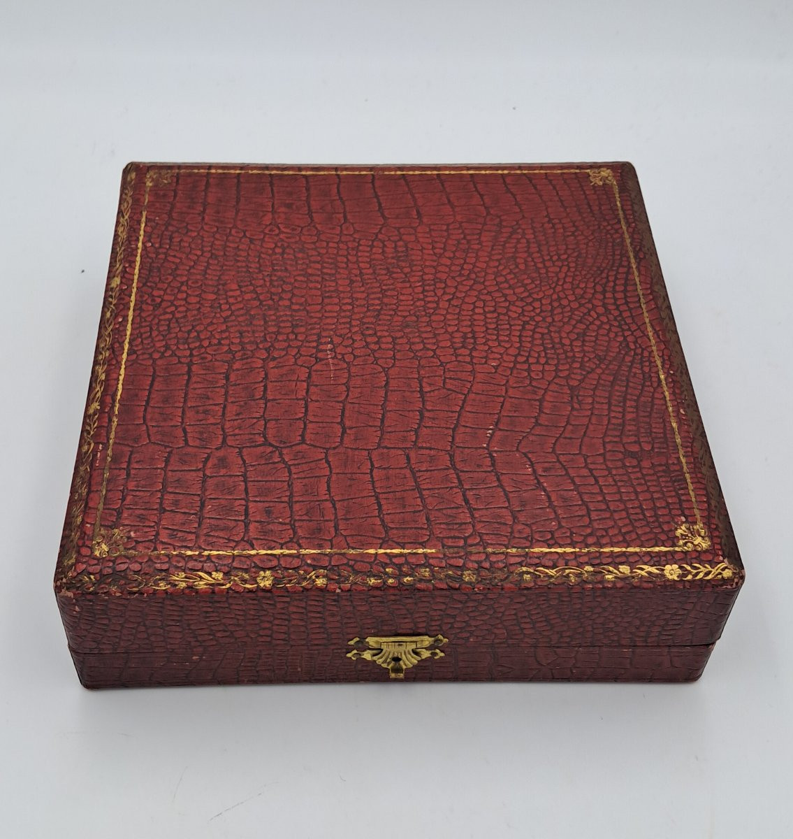 Coffret de 4 salerons en cristal taillé et argent,  SAGLIER FRERES, fin xixème, ART NOUVEAU-photo-3