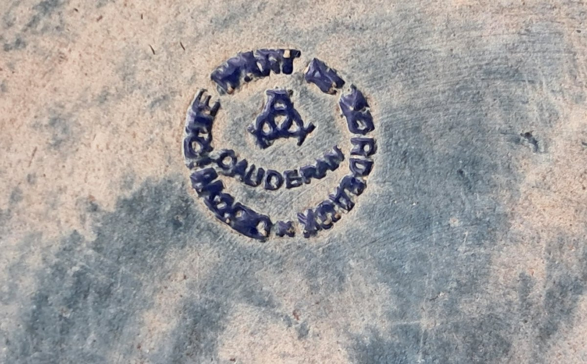 Art Deco Ceramic Inkwell From Bordeaux In Caudéran (cab)-photo-2