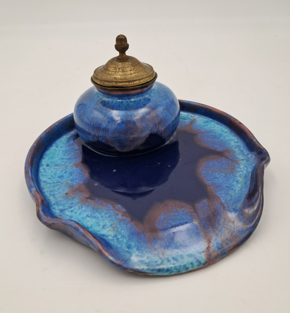 Art Deco Ceramic Inkwell From Bordeaux In Caudéran (cab)
