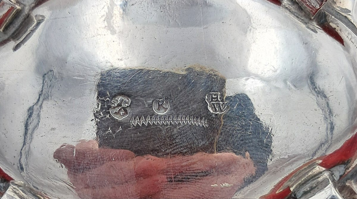 sucrier armorié en argent, Allemagne XVIIIème-photo-7
