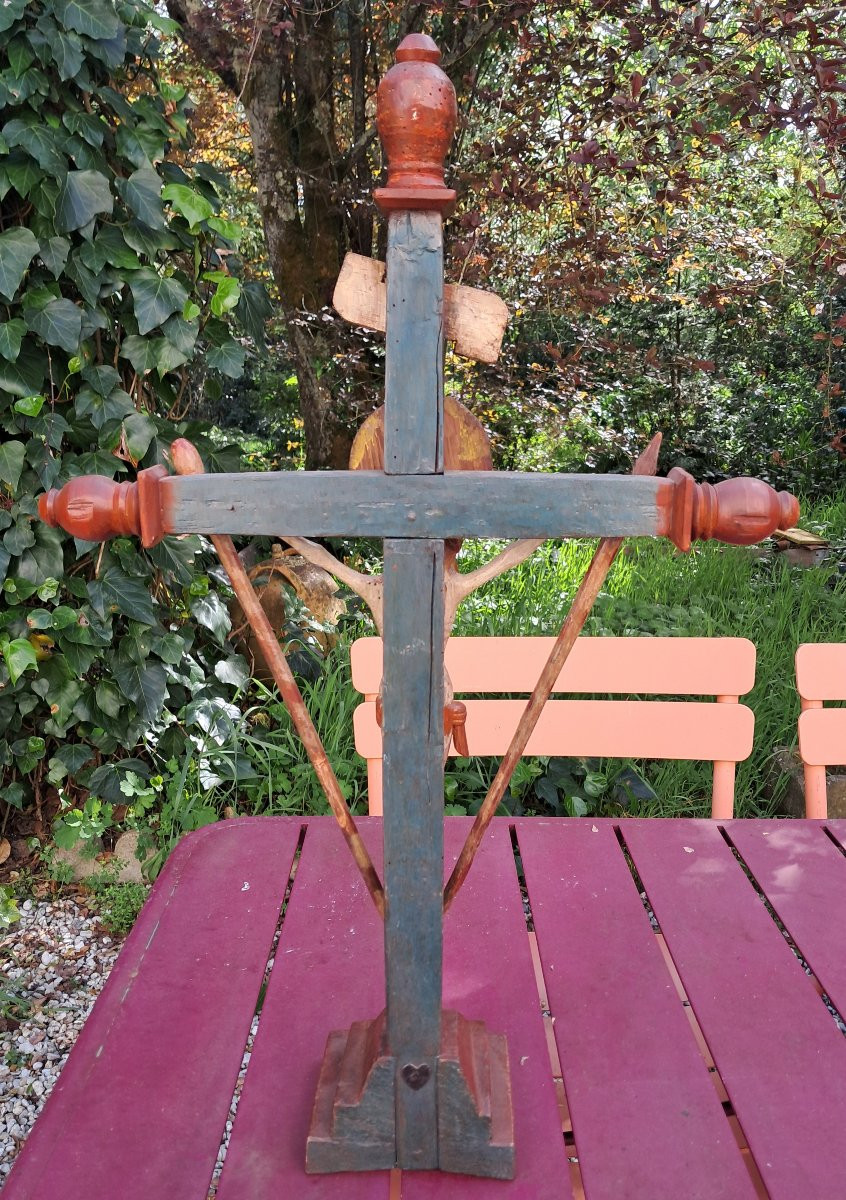Mariner's Cross, 19th Century, Folk Art-photo-4