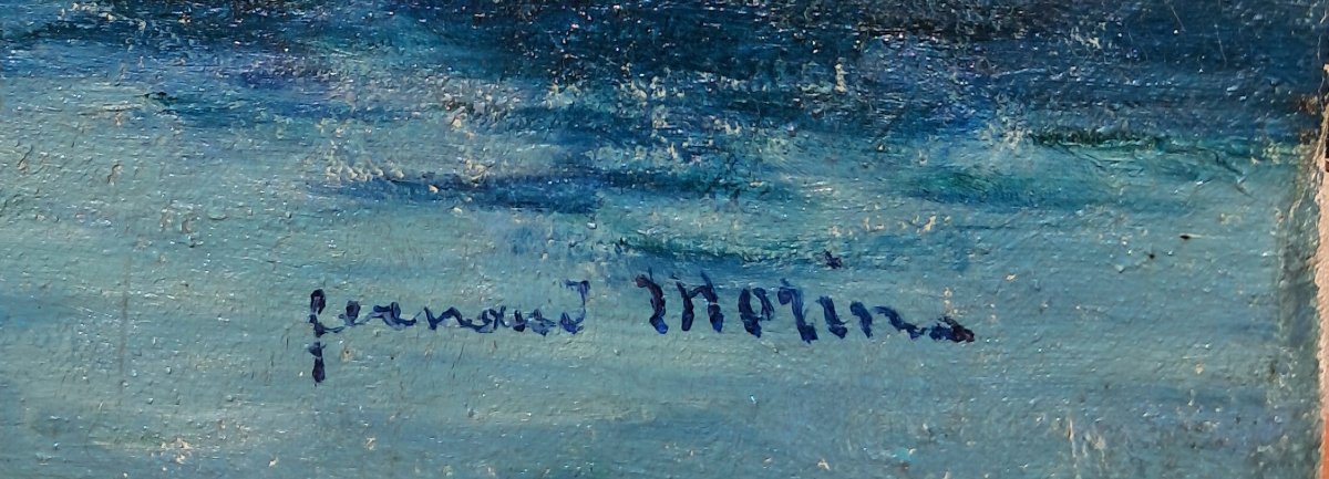 Fernand Morin (1878-1937), huile sur toile, Bretagne, école de Pont-Aven-photo-2