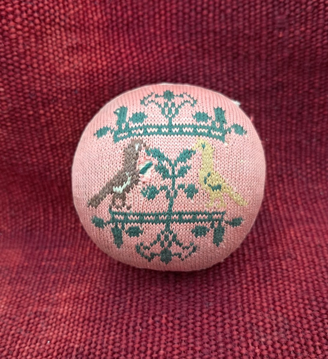 Knitted pin ball, 1802