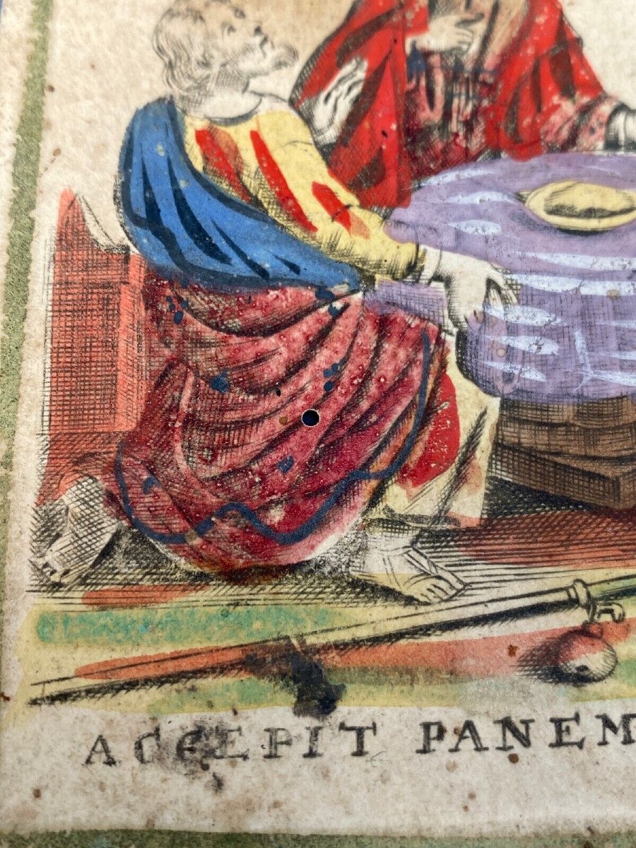 Gouache Engraving Painting On Cardboard Cornelius De Boudt Eighteenth-photo-6
