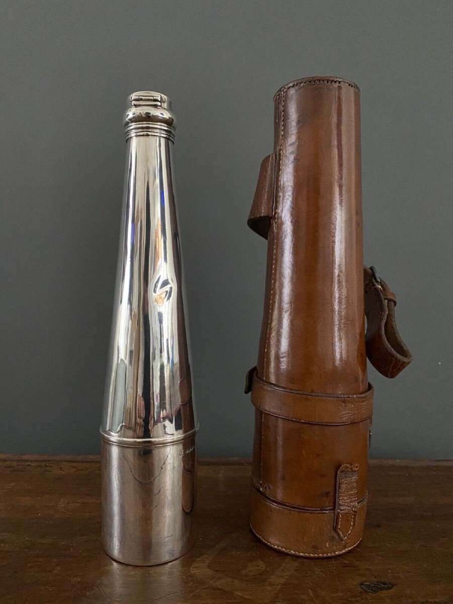 Asprey Silver Hunting Canteen William Thomas Wright And Frederick Davies-photo-2