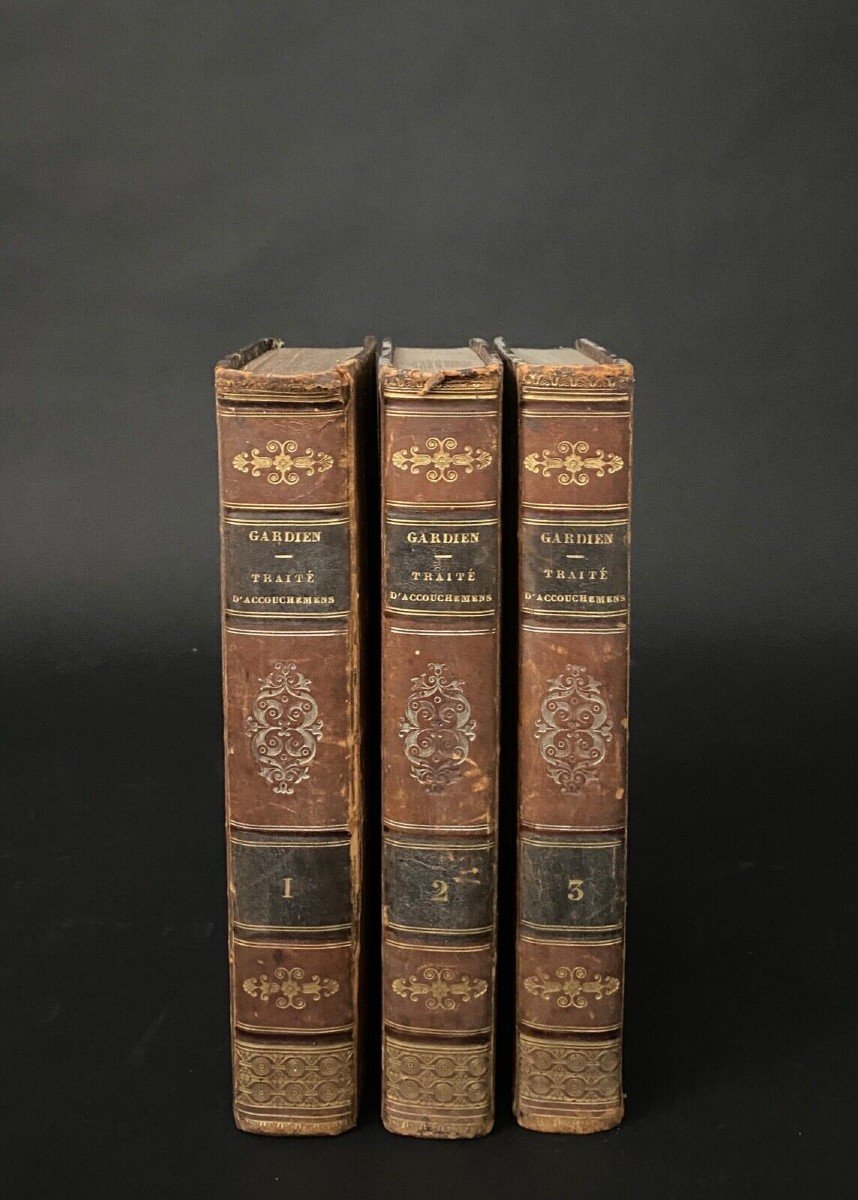 3 Volumes Treatise On Childbirth By Guardian 7 Plates Synoptic Table