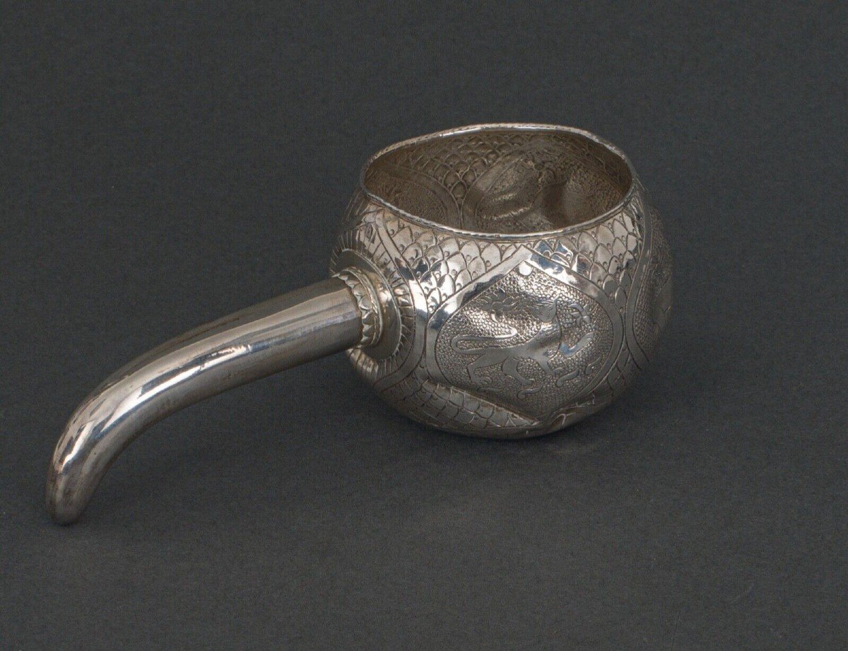 Kovsh Russian Silver Calabash Goblet 1900-photo-4