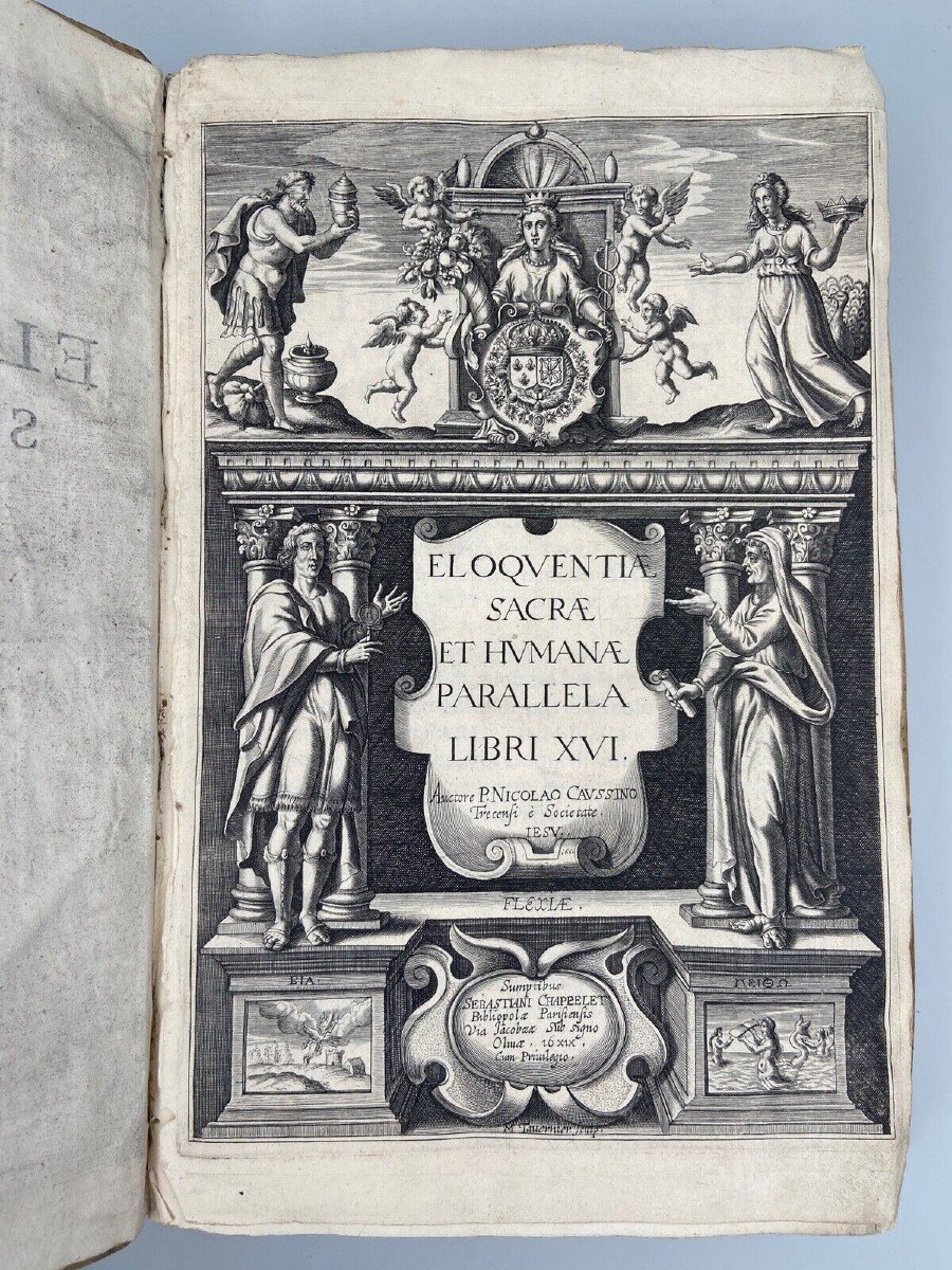 Livre Eloquentiae Sacrae et Humanae Parallela Libri XVI P. Nicolao Caussino 1619