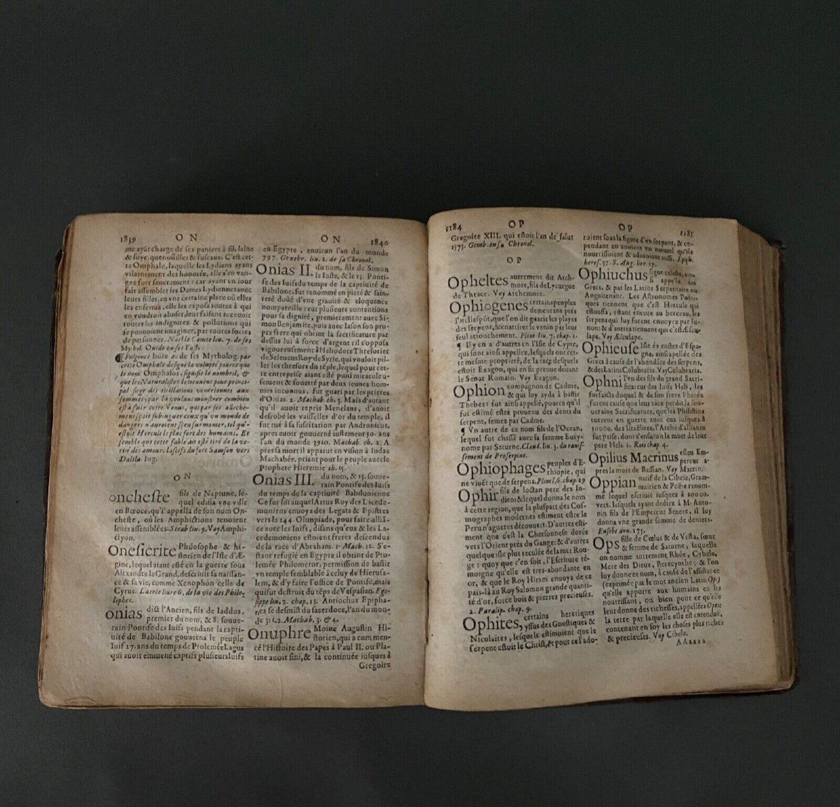 Dictionnaire Théologique Historique Poétique de Juigné Broissinière 1661-photo-5