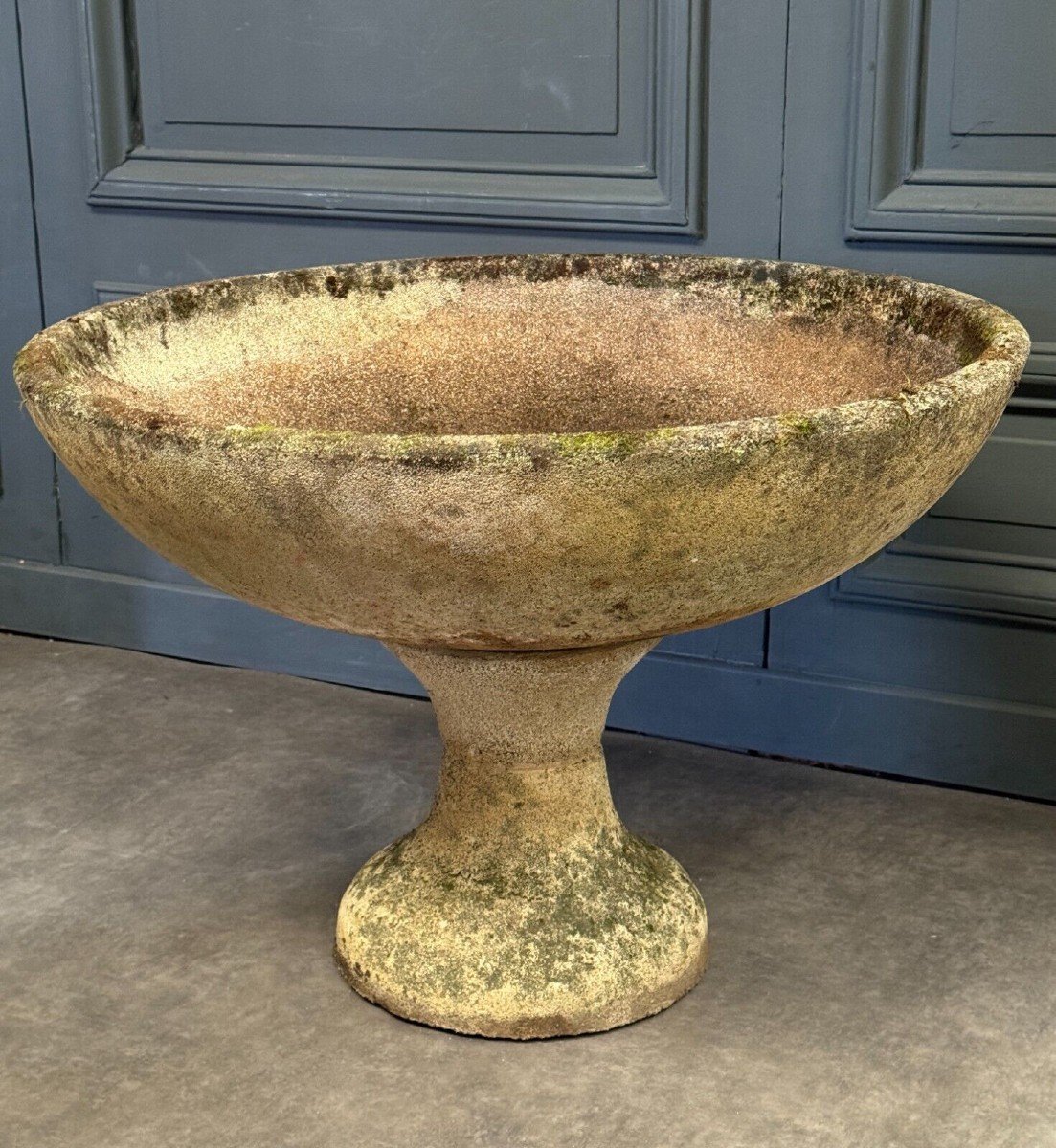 Diabolo Cement Planter By Willy Guhl 20th Century-photo-4