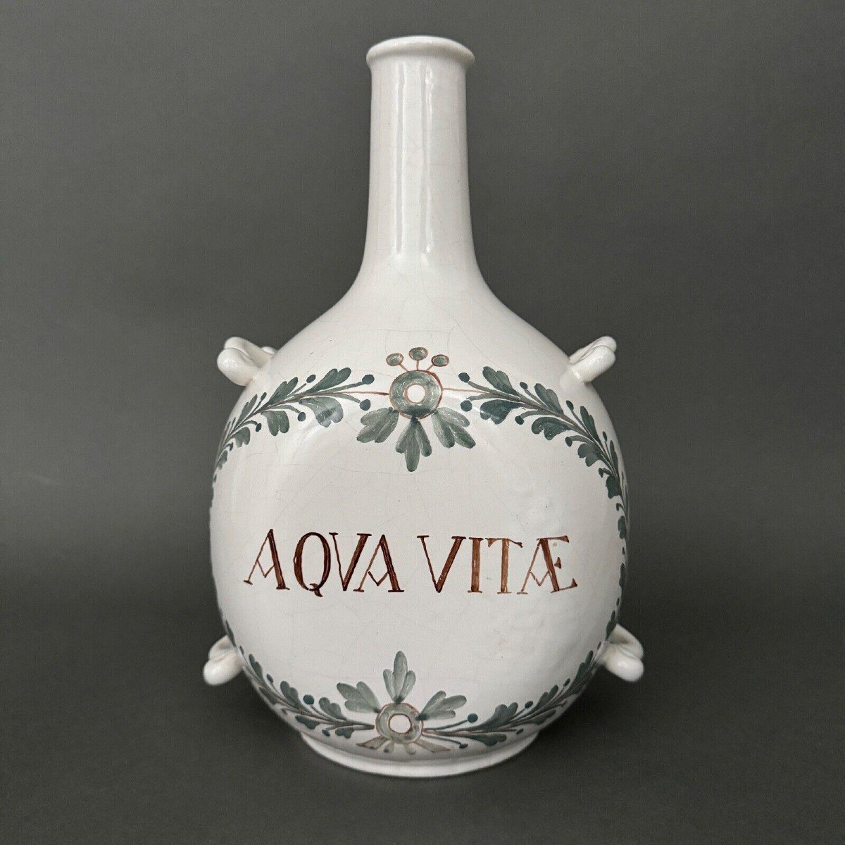 Aqua Vitae Pharmacy Bottle 19th Century-photo-3