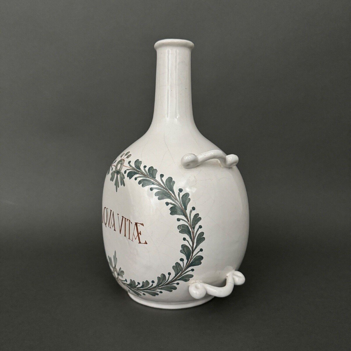 Aqua Vitae Pharmacy Bottle 19th Century-photo-4