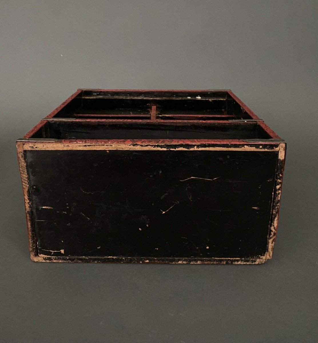 Cabinet en laque Asie 7 tiroirs XXe-photo-6