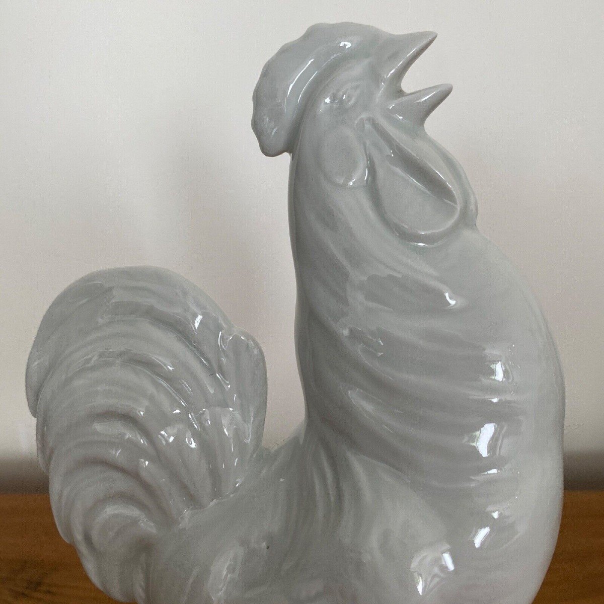 Veilleuse représentant un coq 1930 porcelaine de Limoges France-photo-4
