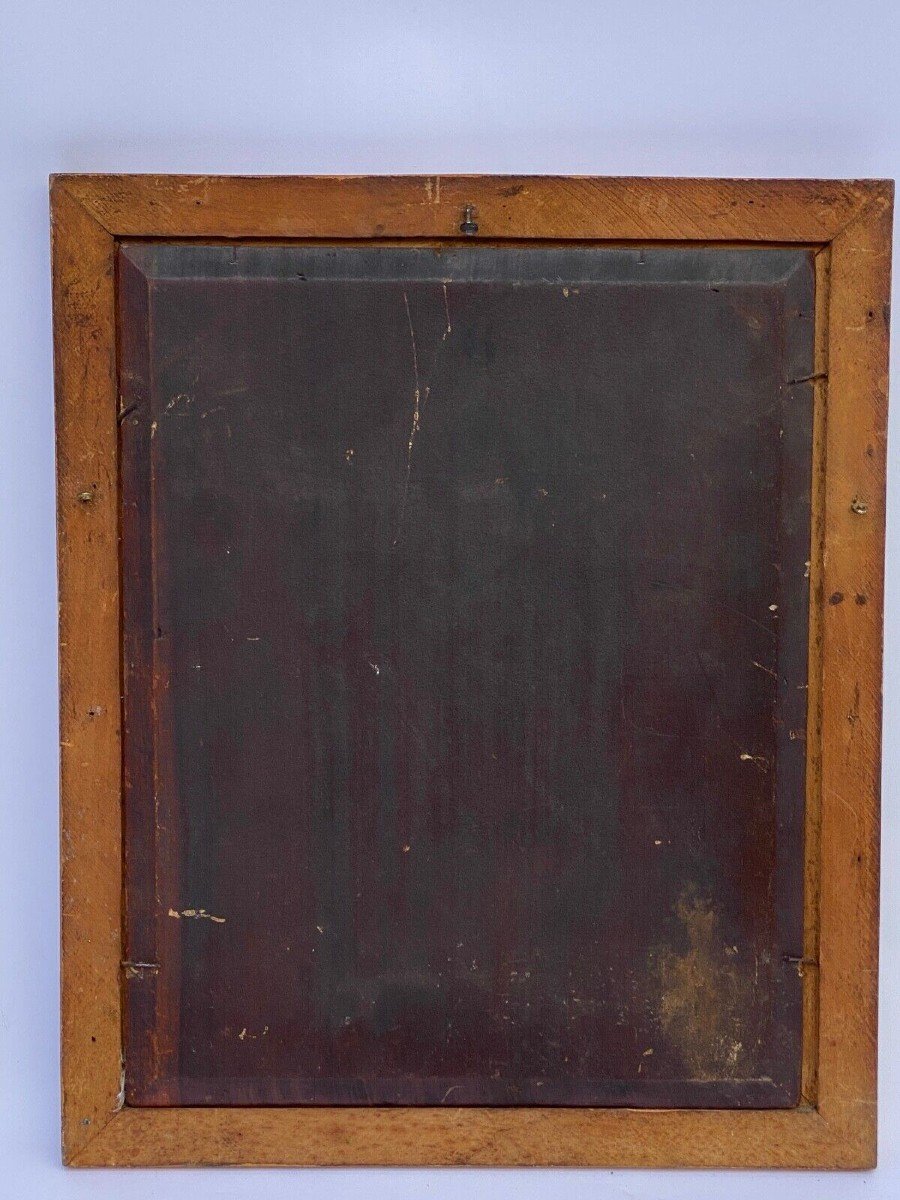 Huile sur panneau femme rousse dans le goût de J.-J. Henner fin XIXe-photo-8