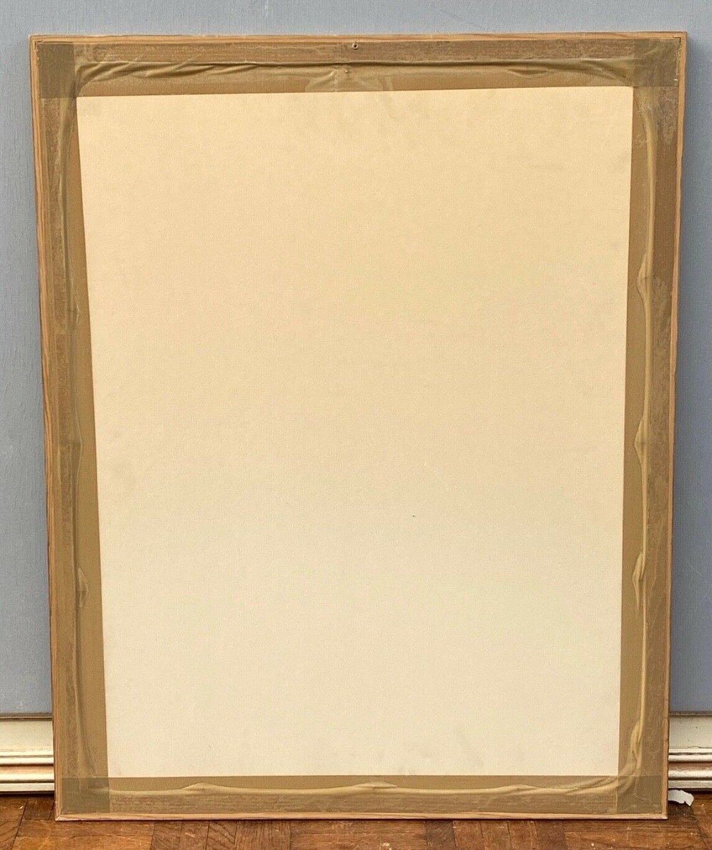 Ceramic Poster Madoura Gallery 20th Golden Frame -photo-8