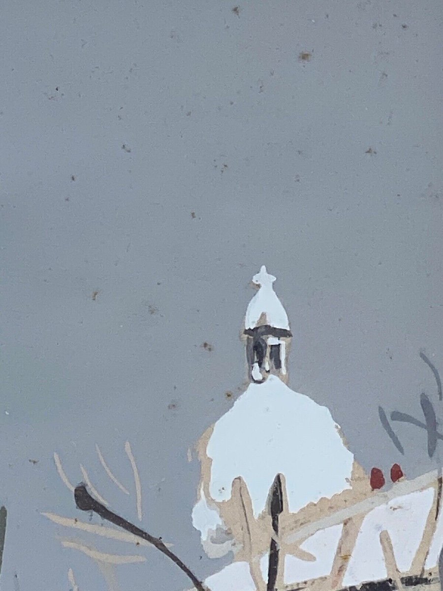 Maurice Utrillo Process Saint-pierre Church In Montmartre Under The Snow-photo-6