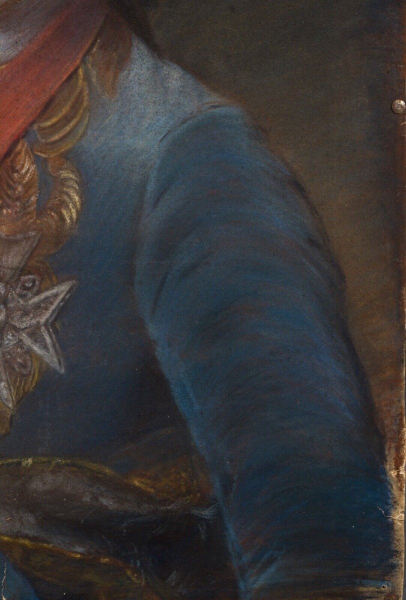Portrait Of Louis Ferdinand Of France After M. Quentin De La Tour 18th Century-photo-3