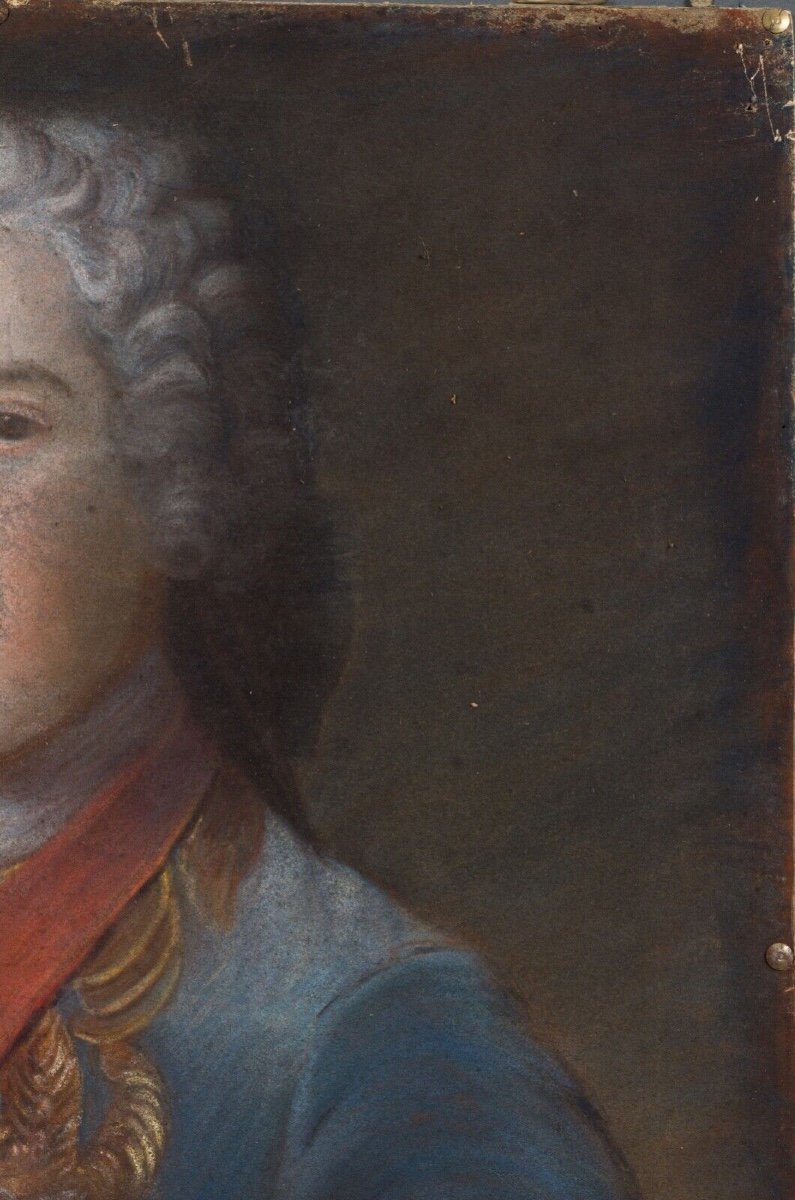 Portrait Of Louis Ferdinand Of France After M. Quentin De La Tour 18th Century-photo-1