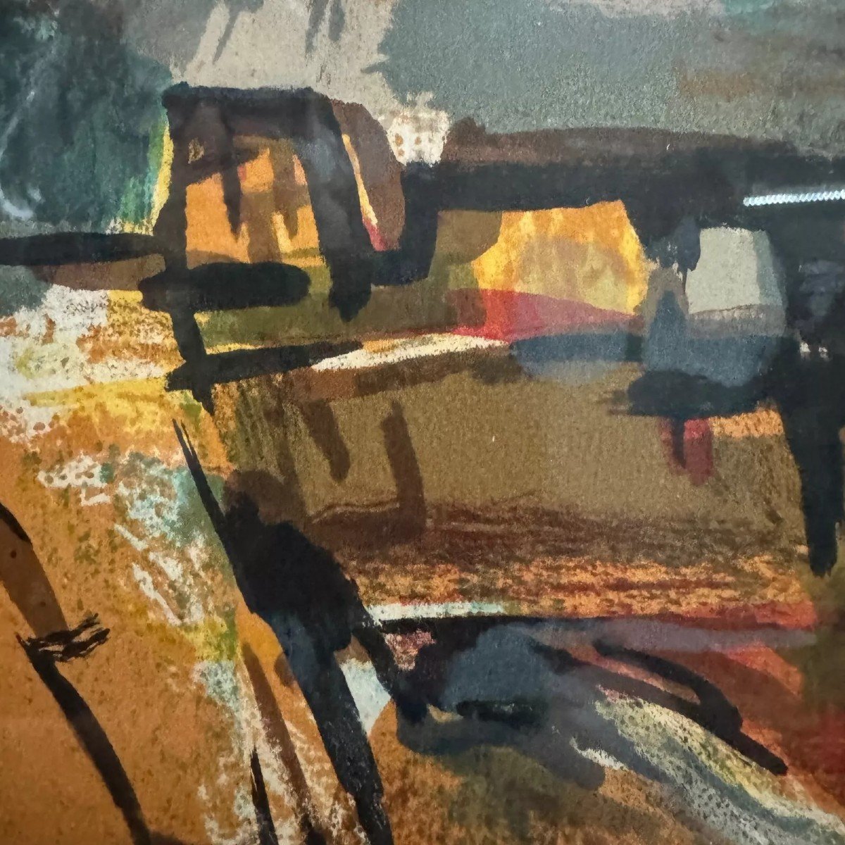 Lithograph Countersigned Artist's Proof By Jean Chevolleau 20th Century-photo-6