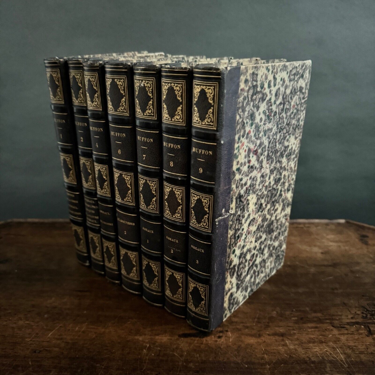 Œuvres Complètes de Buffon 7 tomes avec gravures-photo-1