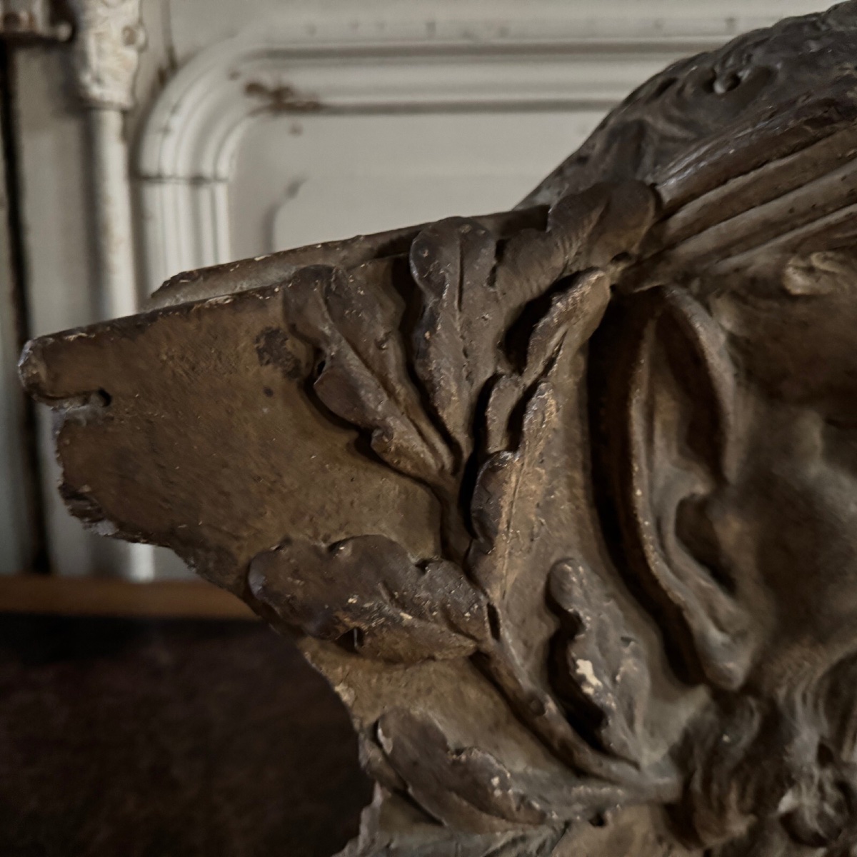 Plâtre d'atelier personnage à l'Antique par Charles Filleul XXe-photo-1
