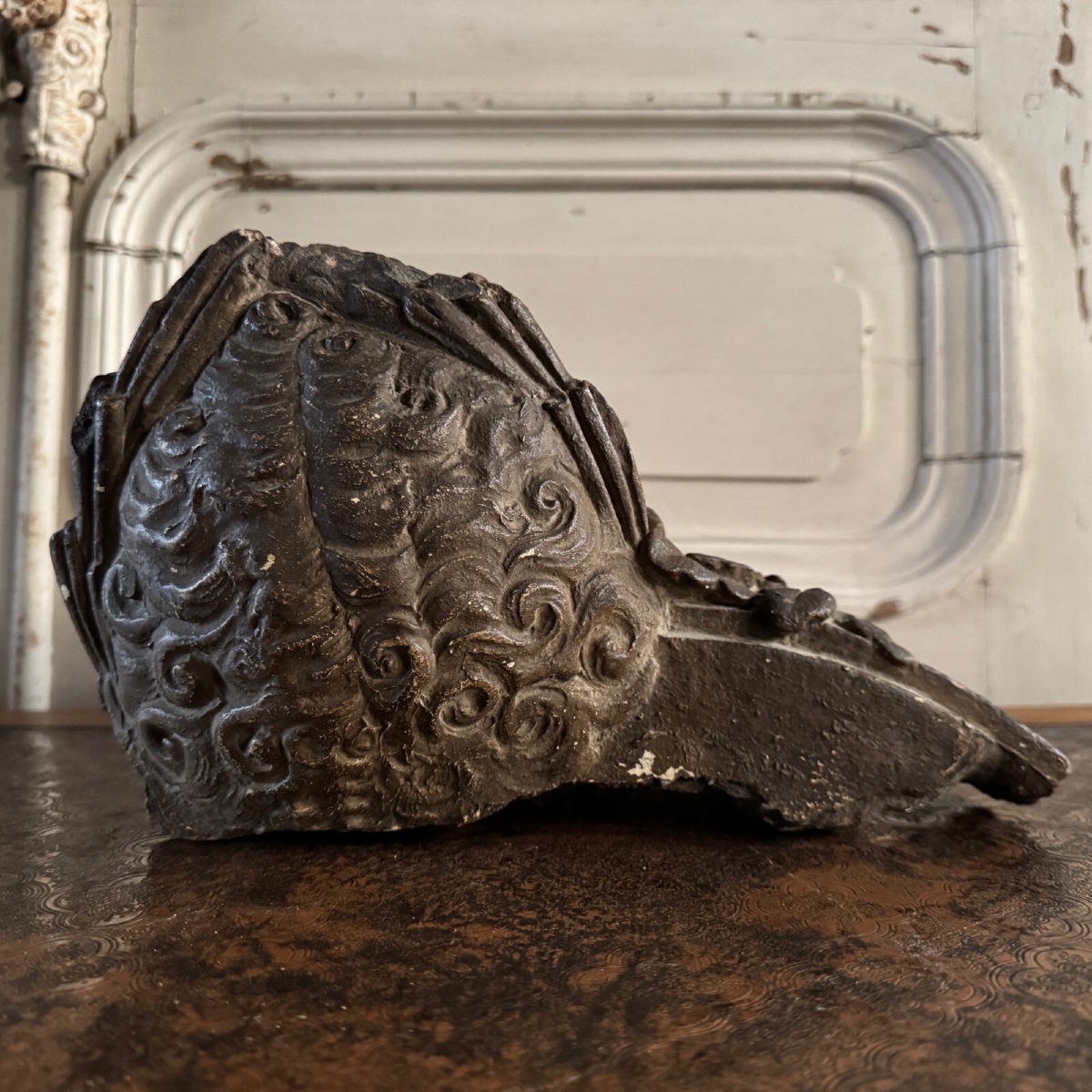 Plâtre d'atelier personnage à l'Antique par Charles Filleul XXe-photo-4