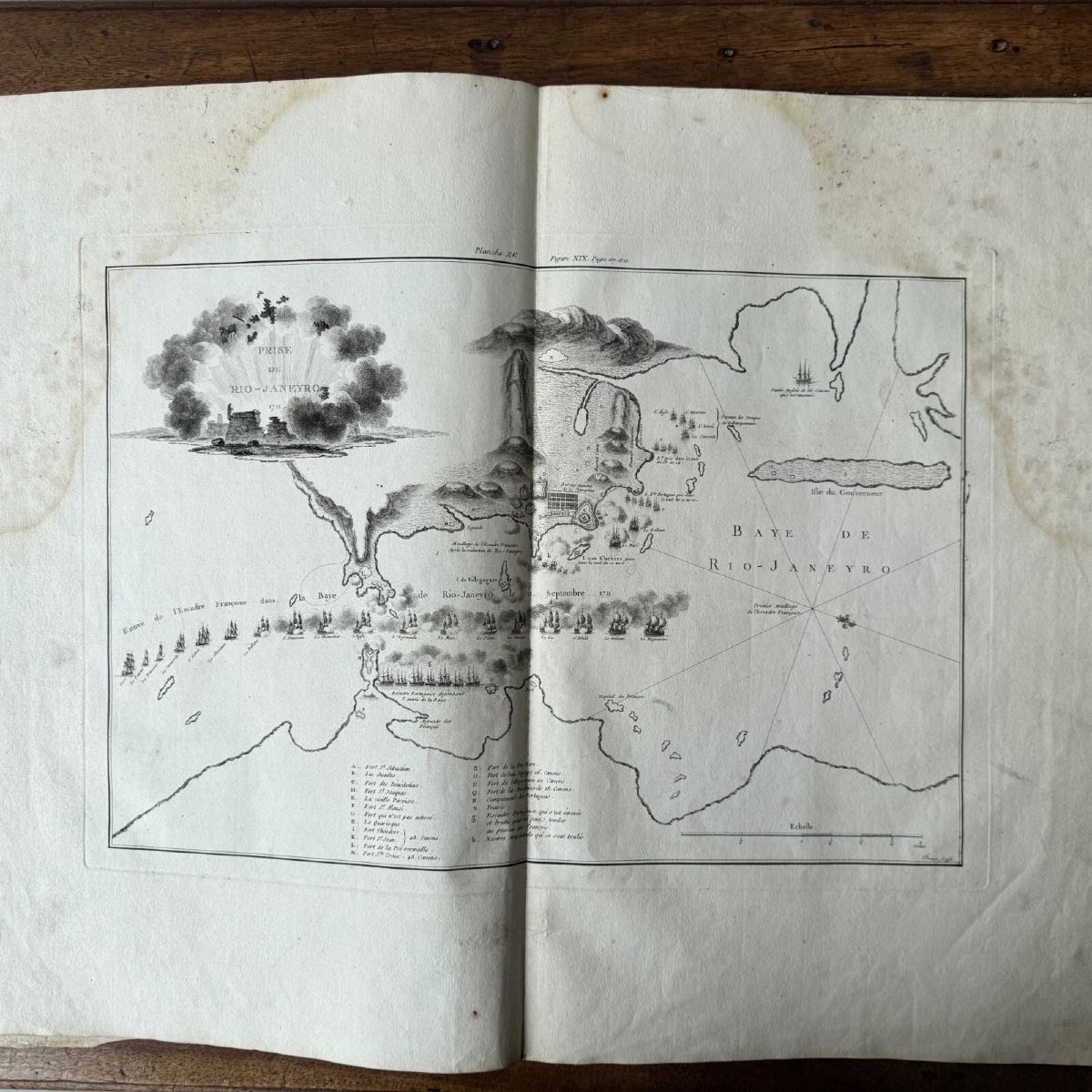 Livre Les Campagnes de Dugay-Trouin gravures du XVIIIe-photo-8