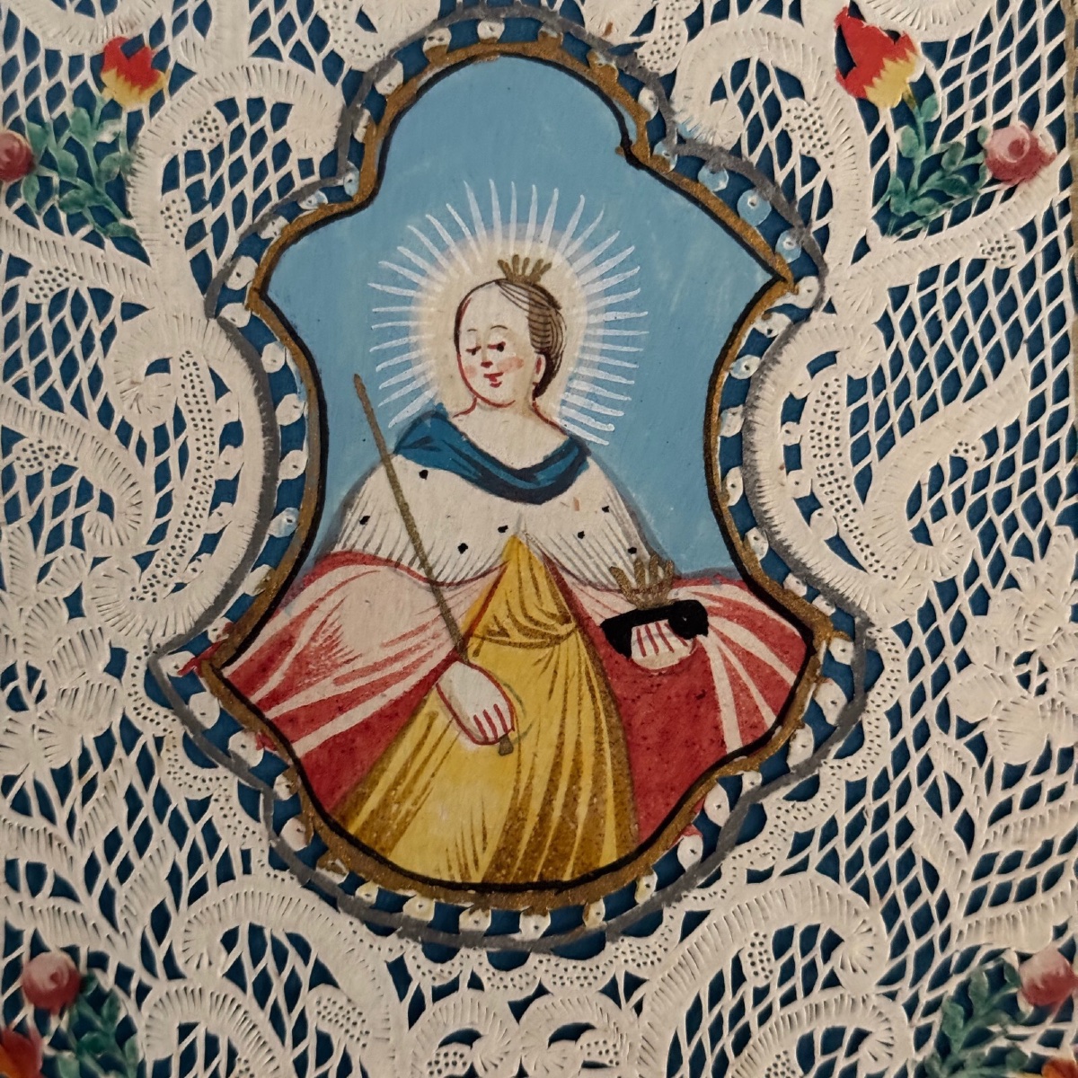 Canivet conventuel début XVIIIe représentant sainte Elisabetha-photo-2