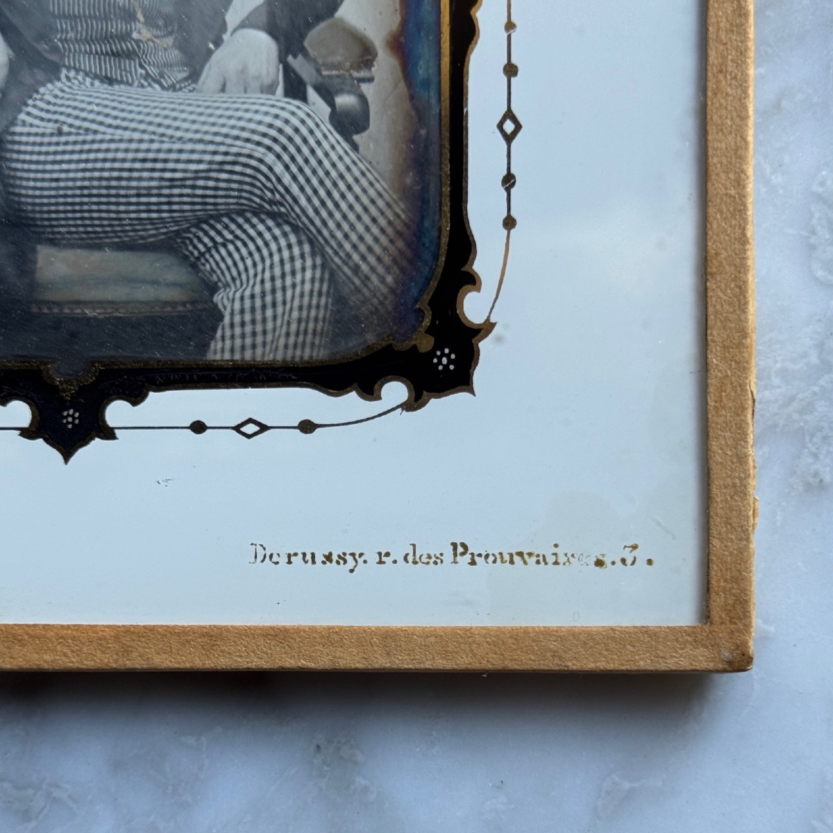 Daguerreotype Portrait Of A Man, 19th Century, Derussy, Rue Des Prouvaires-photo-3