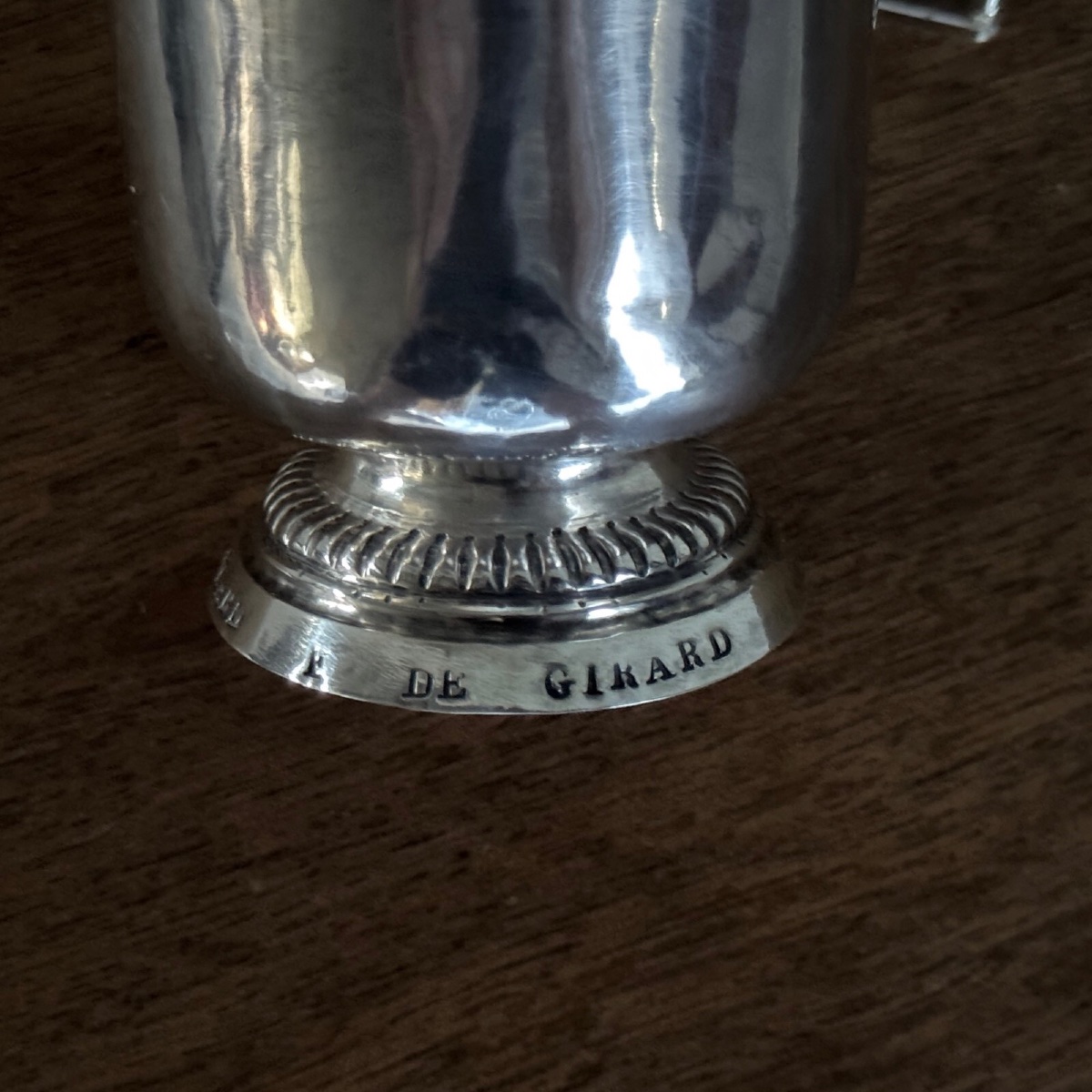 18th Century Silver Cup With Fluted Shower Foot Soulard P De Girard-photo-4