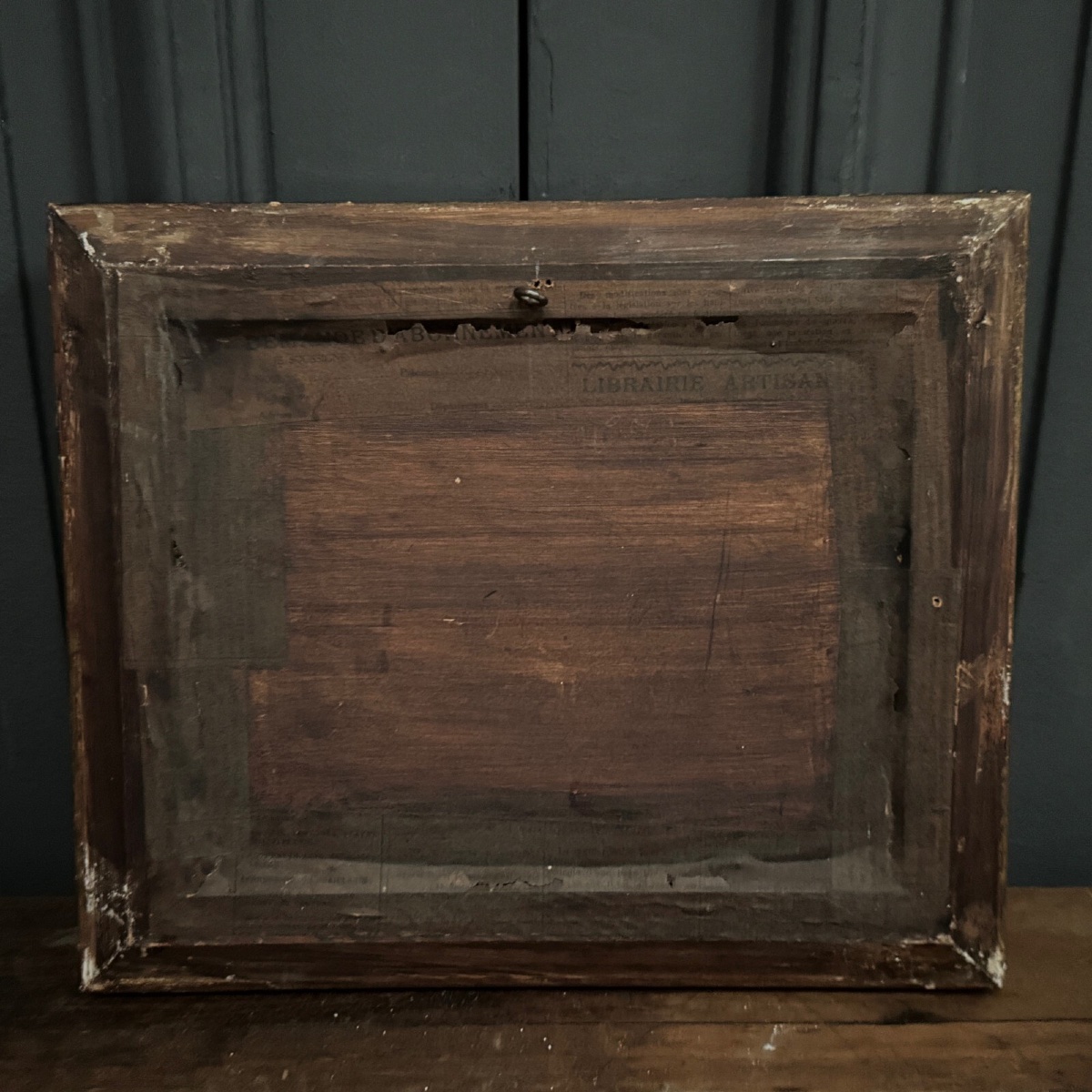 Oil On Panel Depicting A Port From The Early 20th Century-photo-8