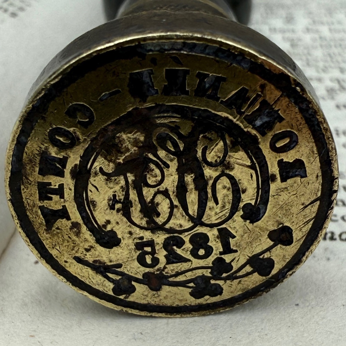 Cachet XIXe 1825 Romanet Conti-photo-4