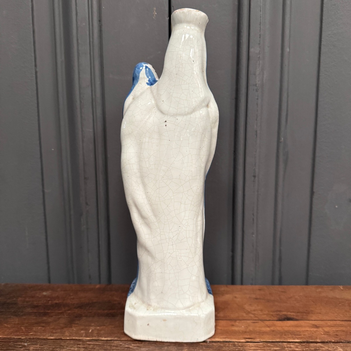 Virgin Giving Birth In 19th Century Earthenware St. Mary-photo-3