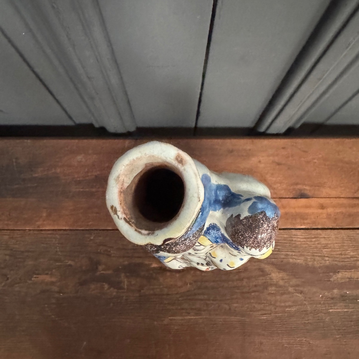 Virgin Giving Birth In 19th Century Earthenware St. Mary-photo-8