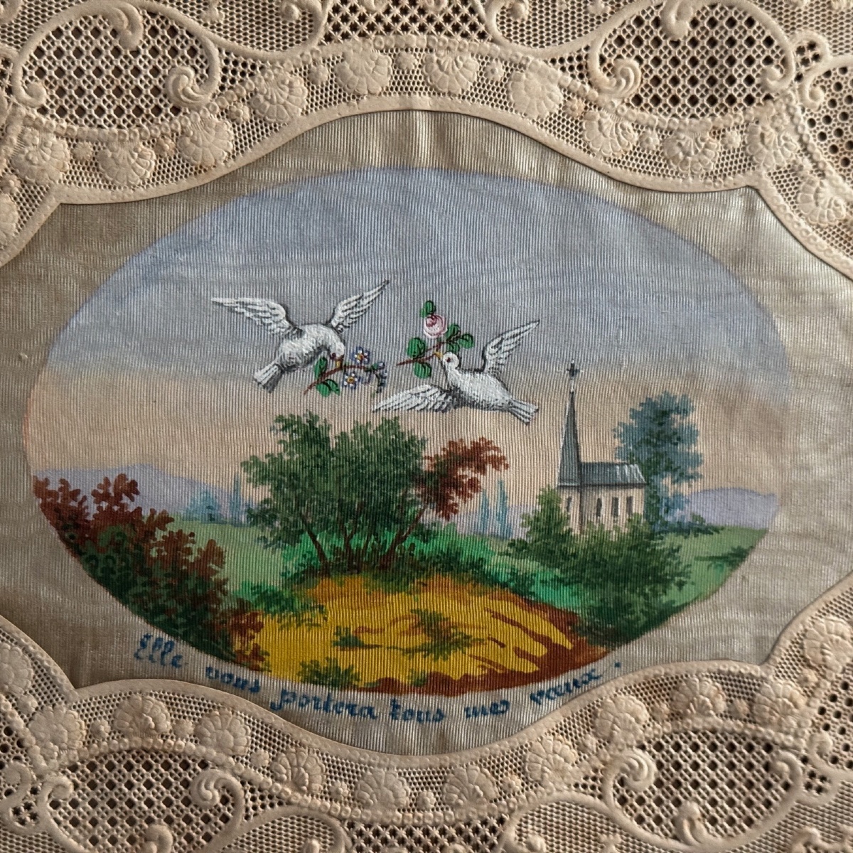 19th Century Mechanical Penknife Enhanced With A Painting-photo-3