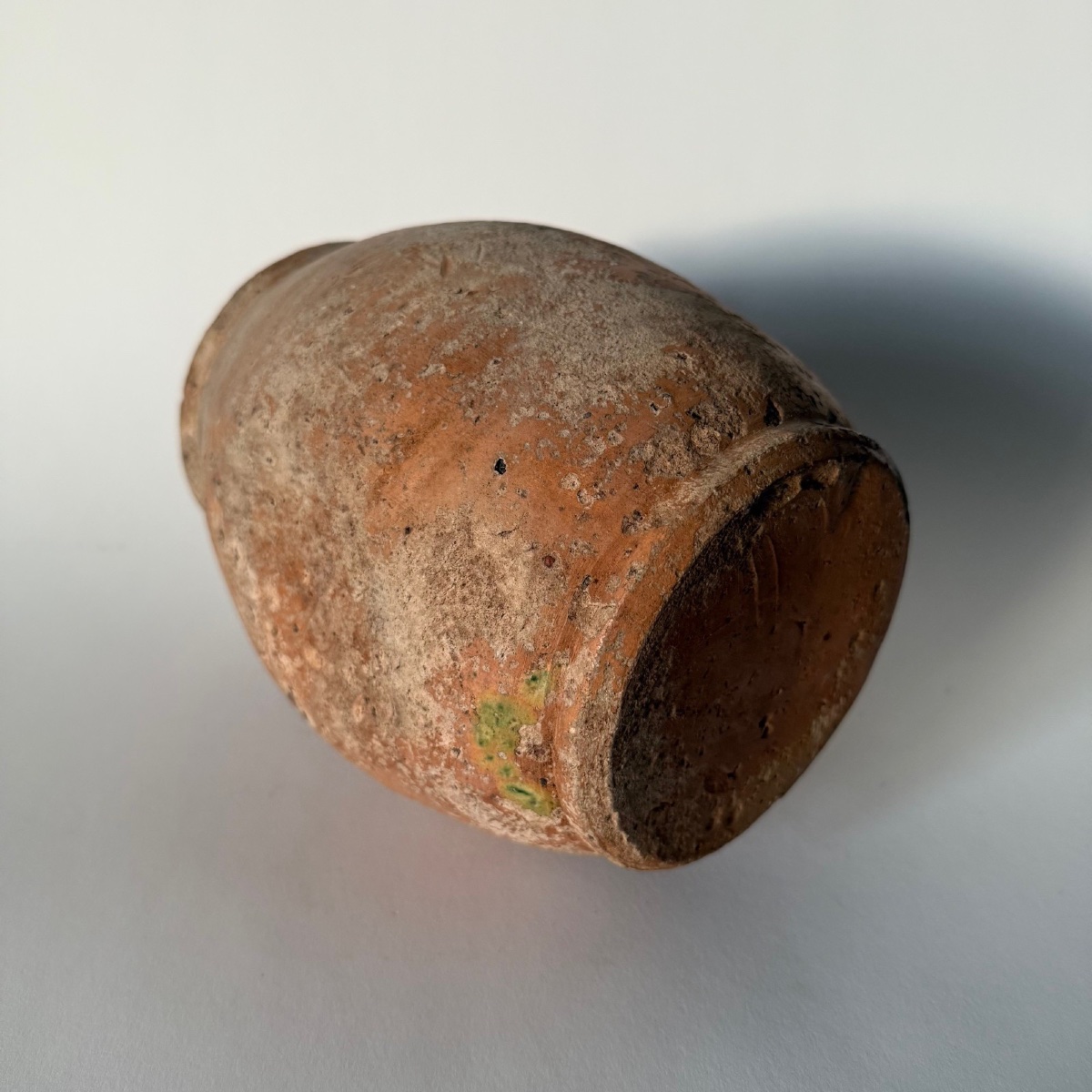 19th Century Saintonge Glazed Terracotta Barrel-photo-2