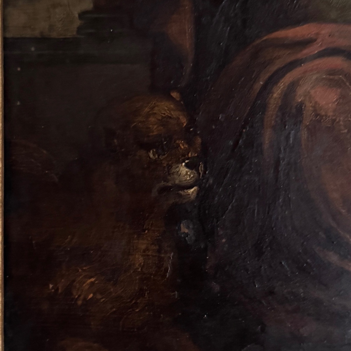 Huile sur cuivre XVIIe représentant saint Jérôme-photo-3