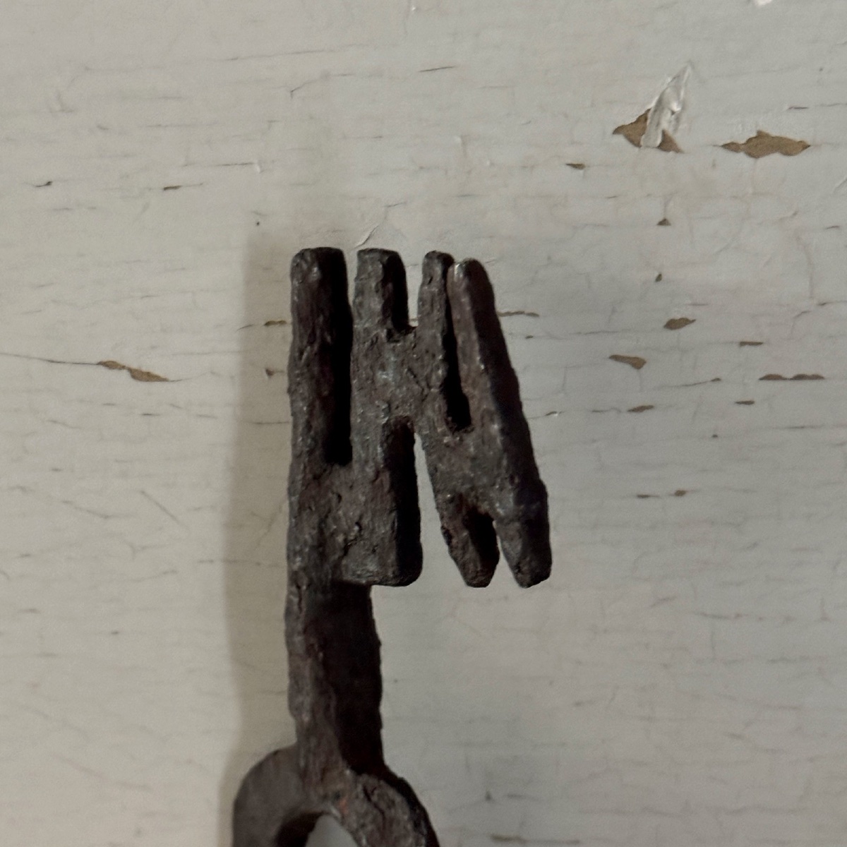 Atypical Wrought Iron Key From The Haute époque-photo-1